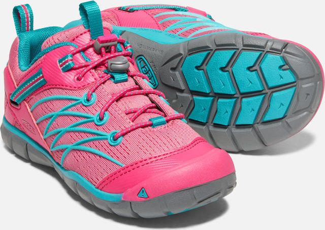 Keen Outdoorové boty CHANDLER CNX JR, bright pink/lake green růžová 36 - obrázek 3