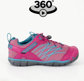 Keen Outdoorové boty CHANDLER CNX JR, bright pink/lake green růžová 36 - obrázek 4