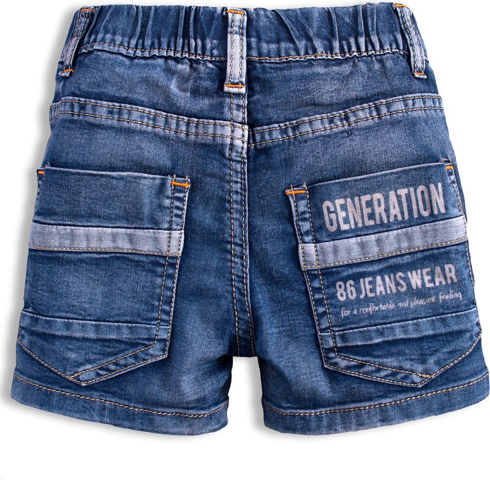 Chlapecké džínové šortky KNOT SO BAD TRIP tmavě modré Velikost: 92 - obrázek 2
