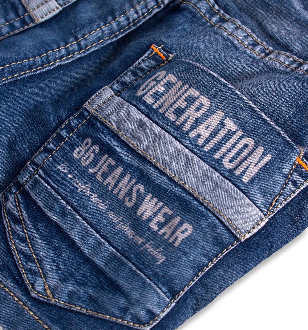 Chlapecké džínové šortky KNOT SO BAD TRIP tmavě modré Velikost: 92 - obrázek 4