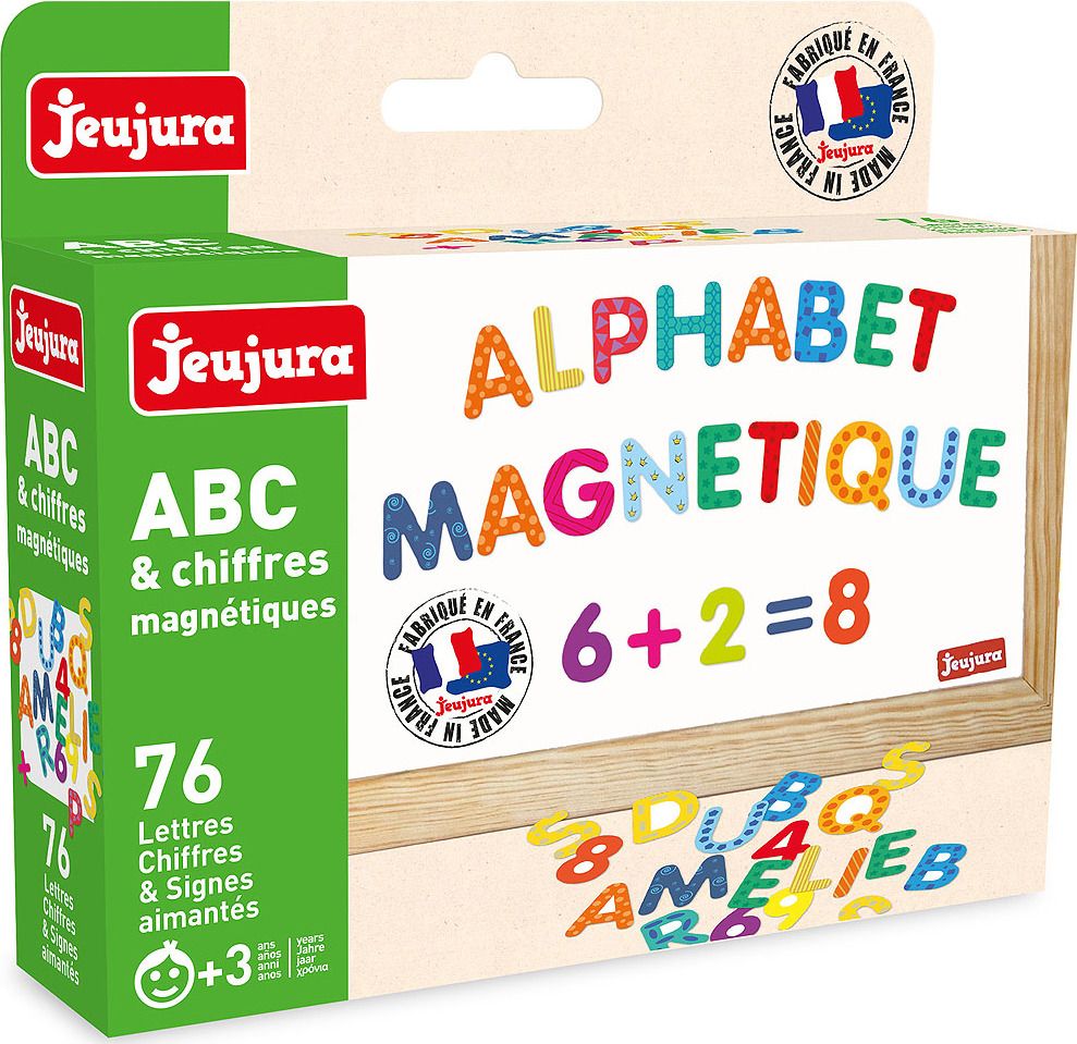 Jeujura Vzorovaná magnetická písmenka 76ks - obrázek 2