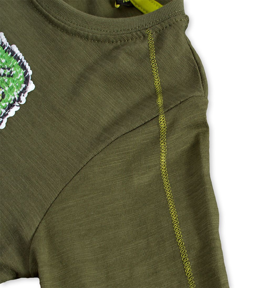 Chlapecké tričko s překlápěcími flitry LEMON BERET DINO zelené Velikost: 92-98 - obrázek 8