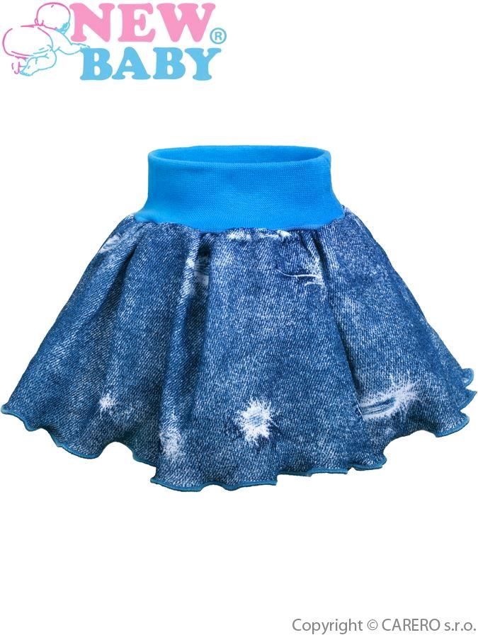 Kojenecká suknička New Baby Light Jeansbaby modrá Modrá 74 (6-9m) - obrázek 1