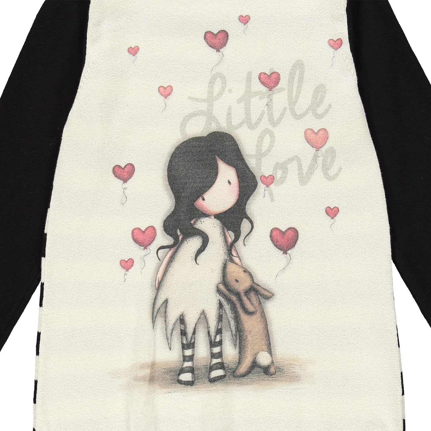 Santoro úpletové dívčí šaty I Love You Little Rabbit - 6 - obrázek 4