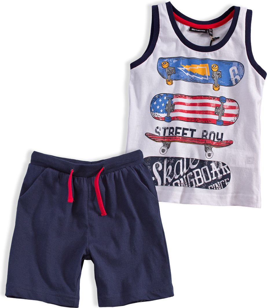 Chlapecká souprava Mix´nMATCH STREET BOY bílá Velikost: 110 - obrázek 1