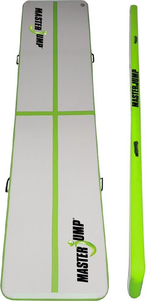 Airtrack MASTERJUMP nafukovací žíněnka 600 x 100 x 20 cm - zelená - obrázek 1