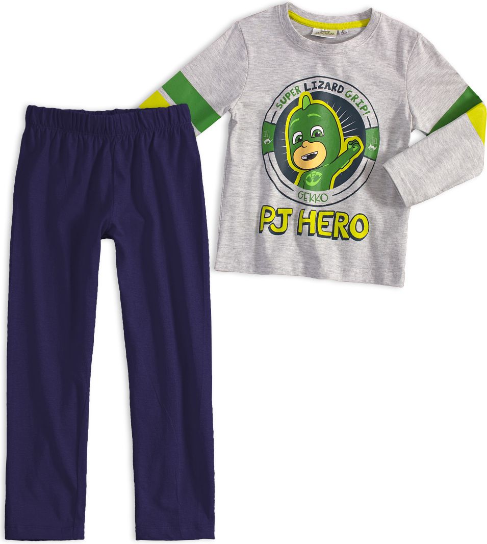 Chlapecké pyžamo PJ MASKS GEKKO šedé Velikost: 98 - obrázek 1