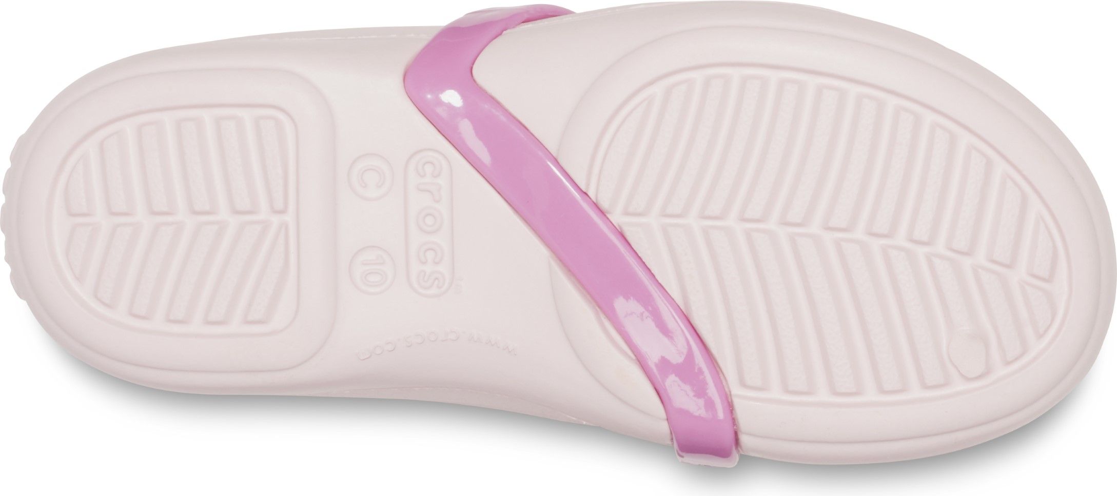 Crocs růžové dívčí baleríny Lina Charm Flat Barely Pink - 32/33 - obrázek 5