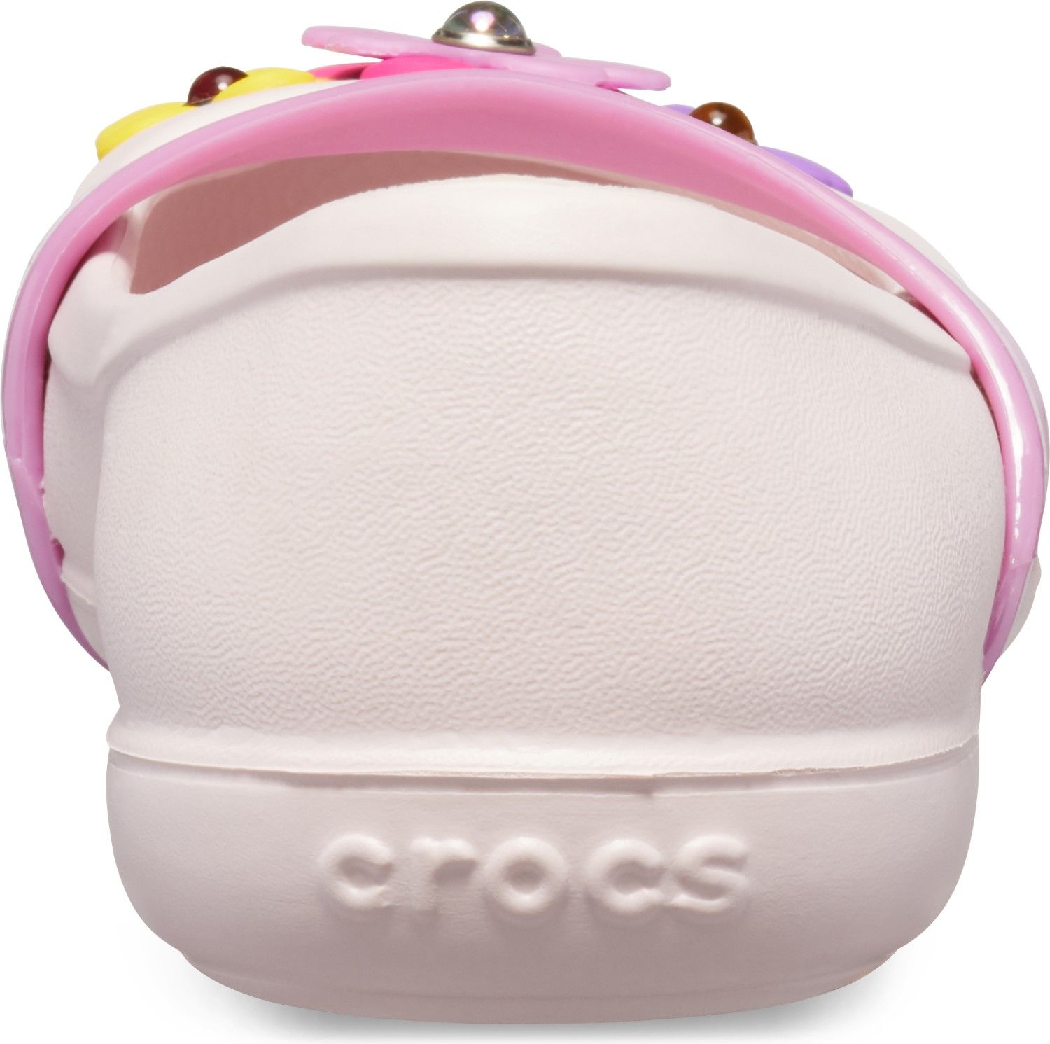 Crocs růžové dívčí baleríny Lina Charm Flat Barely Pink - 32/33 - obrázek 6
