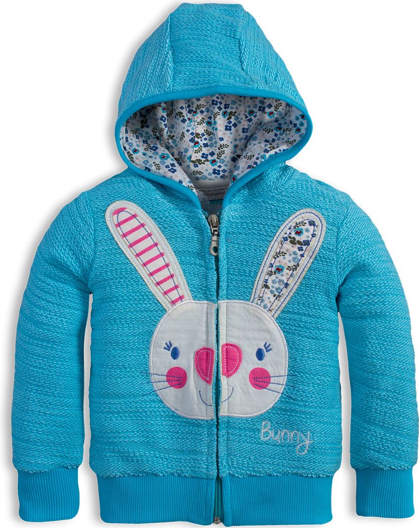 Mikina pro holčičky Mix´nMATCH BUNNY modrá Velikost: 86 - obrázek 1