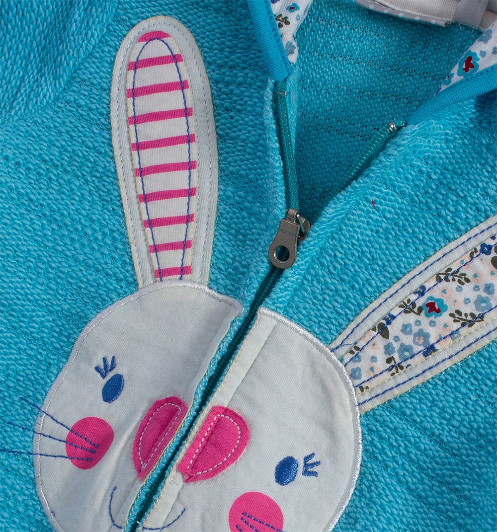 Mikina pro holčičky Mix´nMATCH BUNNY modrá Velikost: 86 - obrázek 2