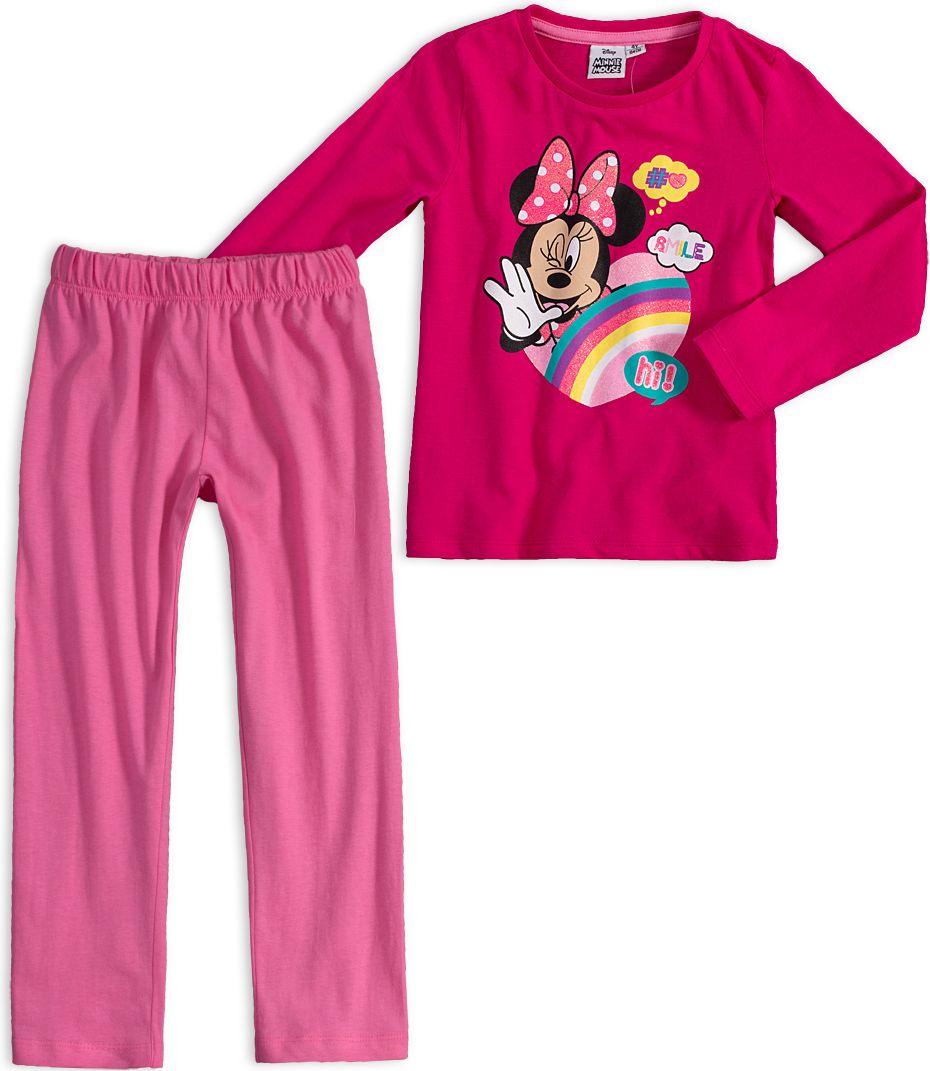 Dívčí pyžamo DISNEY MINNIE SMILE růžové Velikost: 92 - obrázek 1