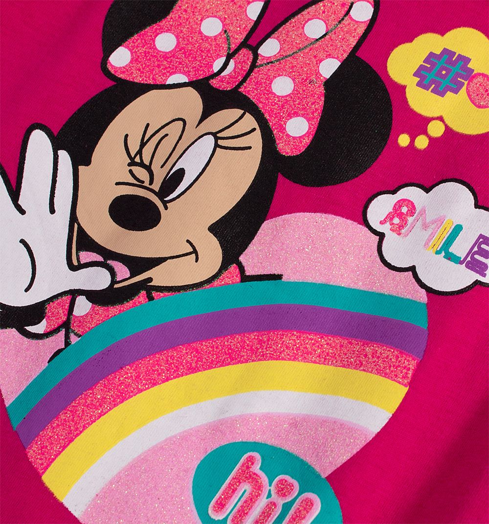 Dívčí pyžamo DISNEY MINNIE SMILE růžové Velikost: 92 - obrázek 3
