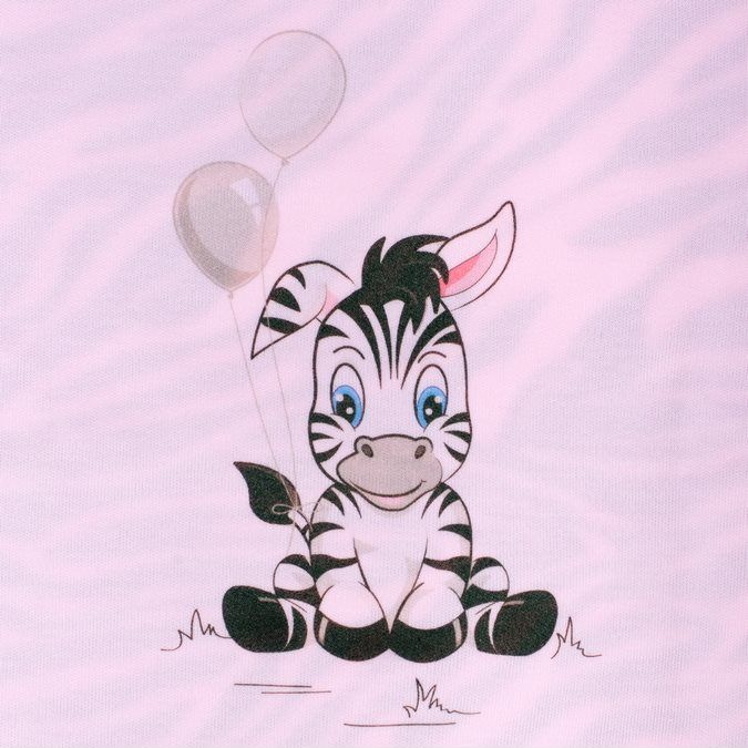 Dětské bavlněné pyžamo New Baby Zebra s balónkem růžové 122 (6-7 let) - obrázek 4