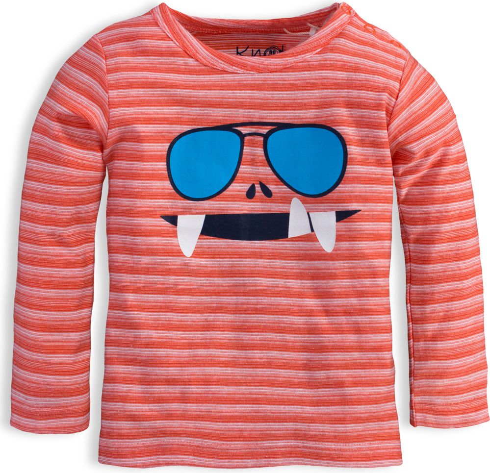 Chlapecké triko KNOT SO BAD GLASSES oranžové Velikost: 62 - obrázek 1