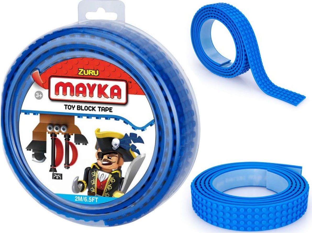 Mayka stavebnicová páska velká 2m tmavě modrá - obrázek 1