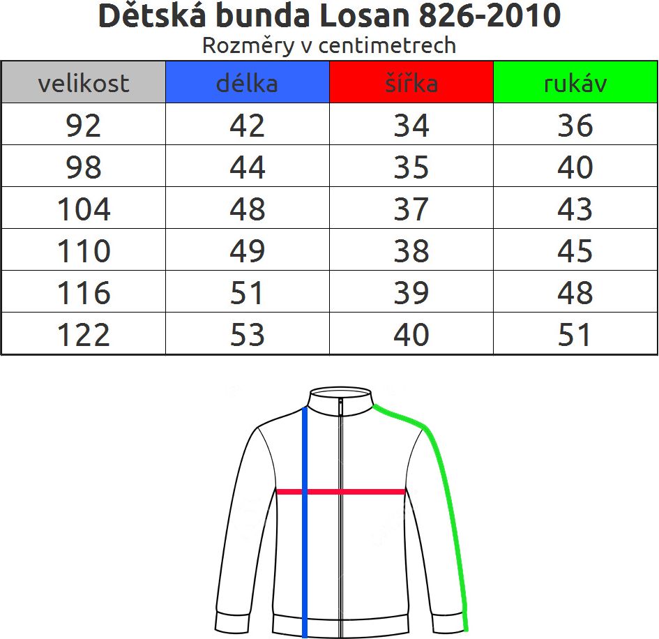 Dívčí zimní bunda LOSAN HAVE FUN modrá Velikost: 116 - obrázek 6