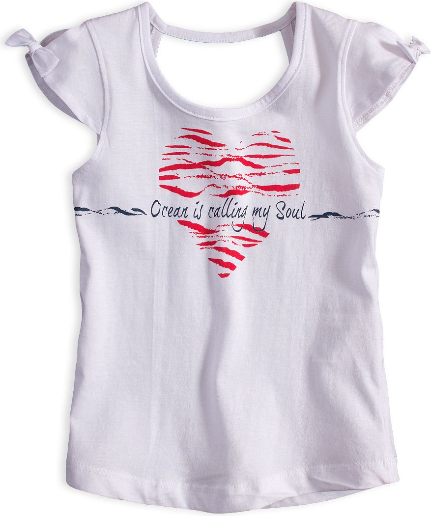 Dívčí tričko KNOT SO BAD OCEAN bílé Velikost: 122 - obrázek 1