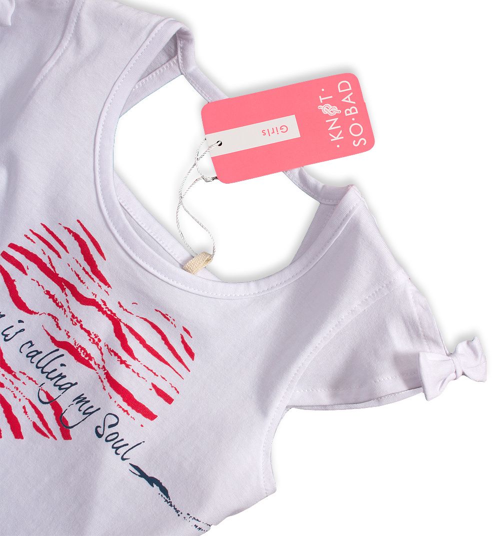 Dívčí tričko KNOT SO BAD OCEAN bílé Velikost: 122 - obrázek 4