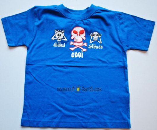 Dovoz EU Bavlněné tričko pro kluky - Lebky - obrázek 1
