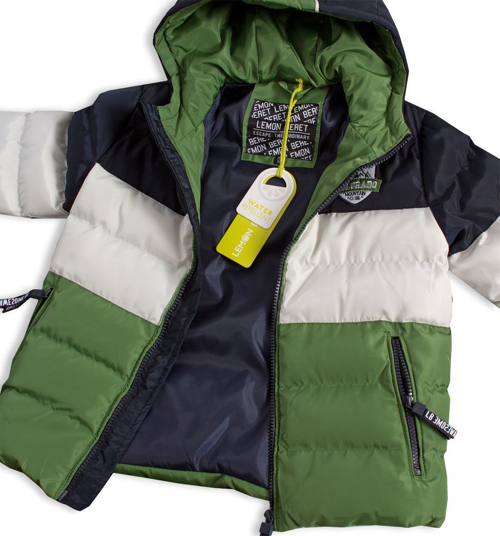 Chlapecká zimní bunda LEMON BERET COLORADO zelená Velikost: 92-98 - obrázek 2