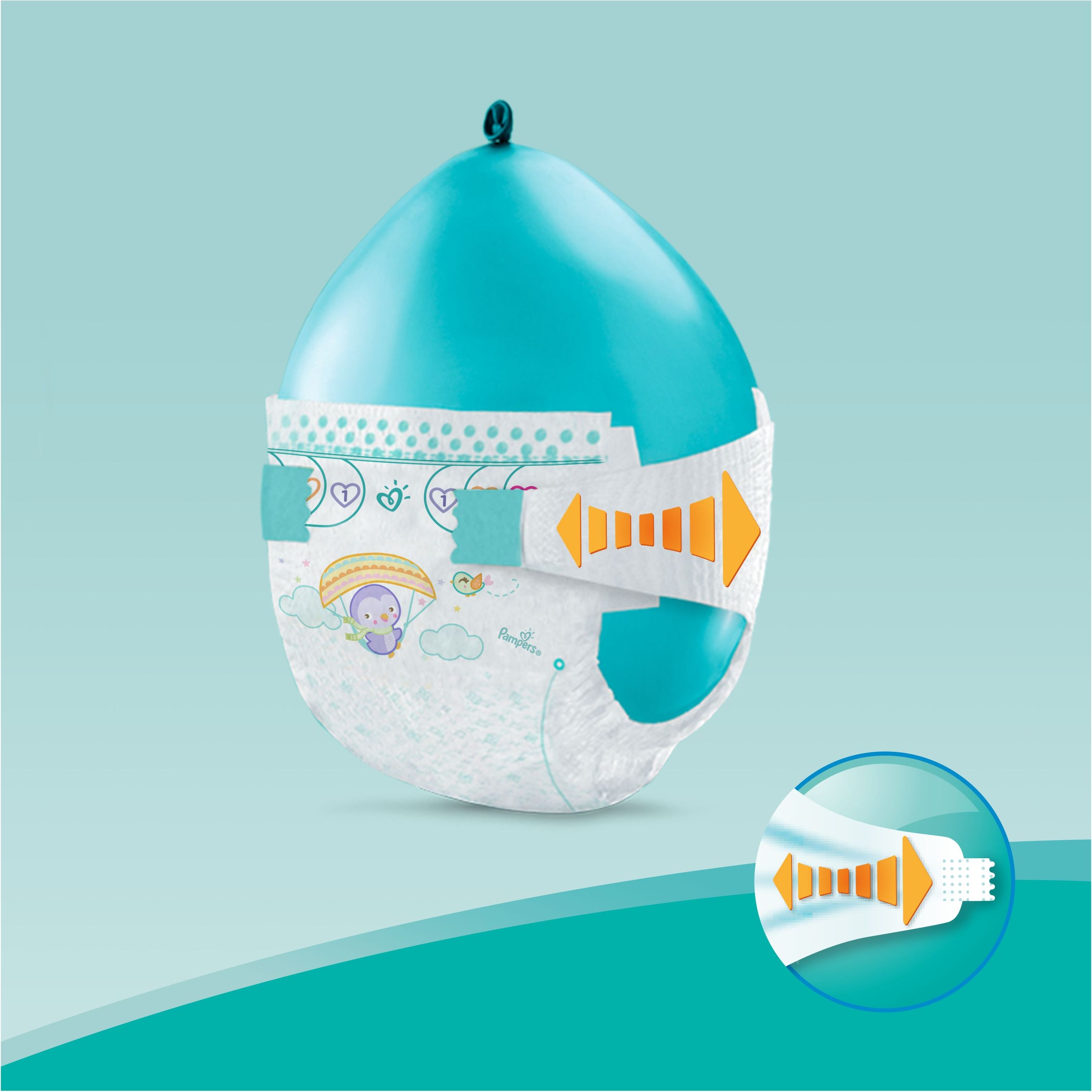 Pampers Active Baby vel. 4 dětské pleny Monthly Box 174 ks - obrázek 5