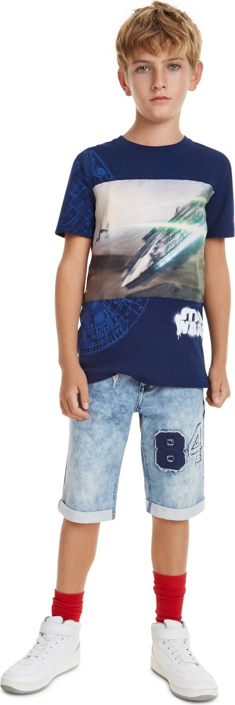 Desigual modré chlapecké tričko TS Rebel Star Wars - 5/6 - obrázek 3