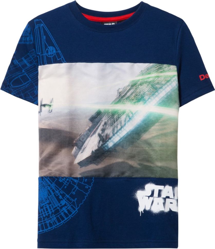 Desigual modré chlapecké tričko TS Rebel Star Wars - 5/6 - obrázek 4
