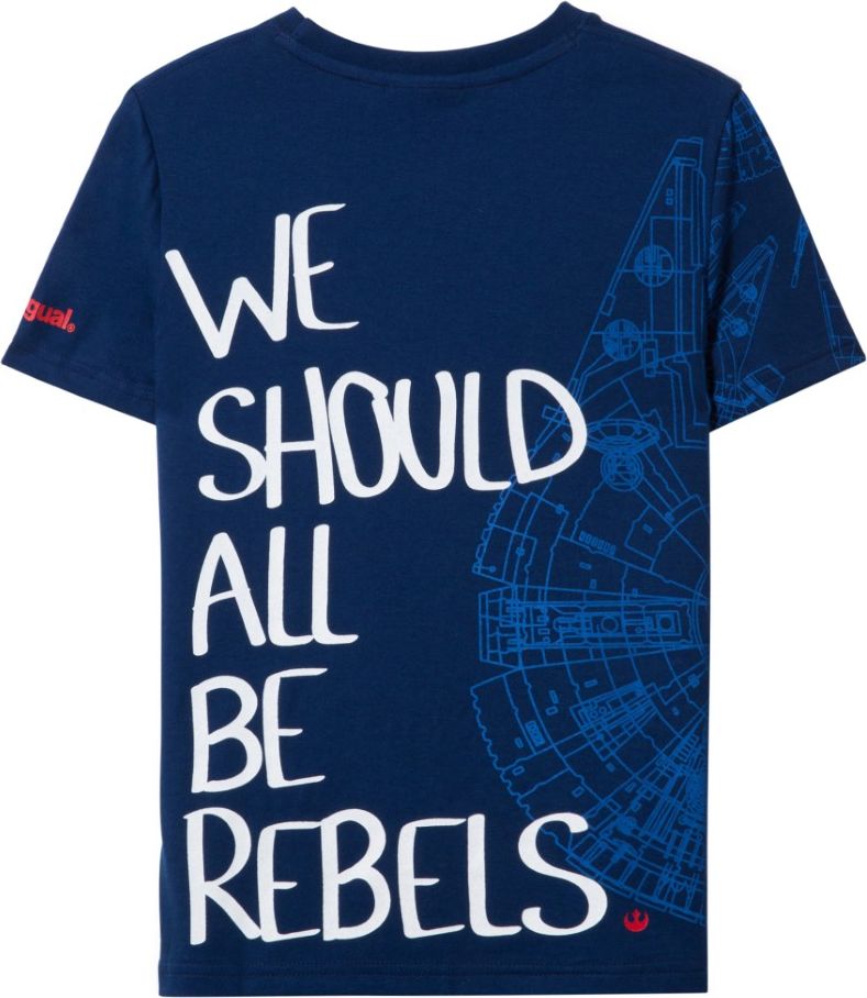 Desigual modré chlapecké tričko TS Rebel Star Wars - 5/6 - obrázek 5