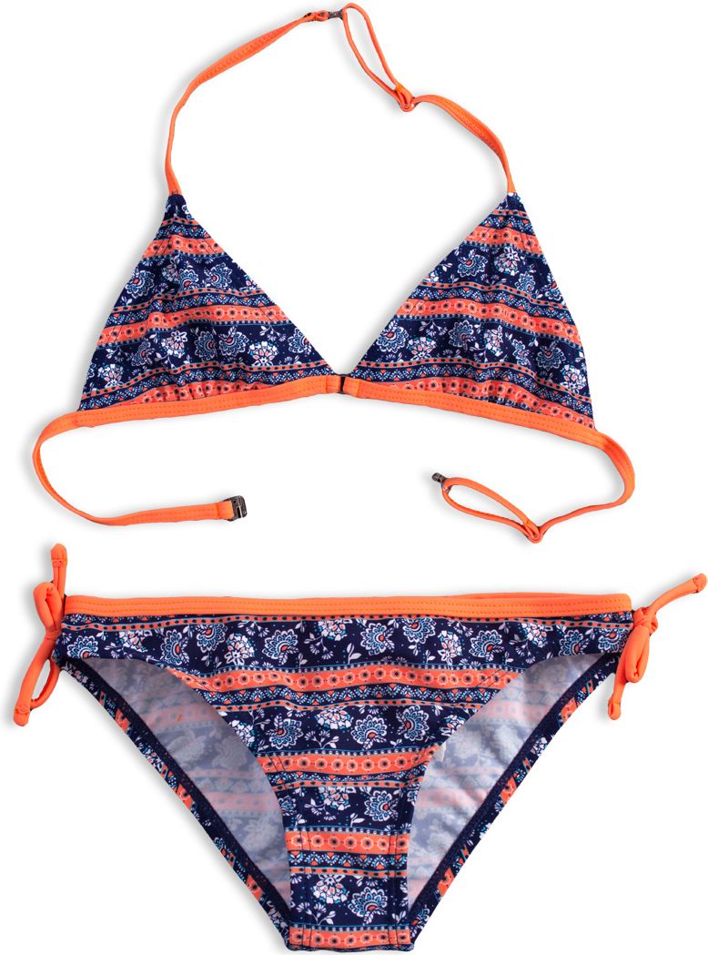 Dívčí plavky KNOT SO BAD HOLIDAY oranžové Velikost: 164 - obrázek 1