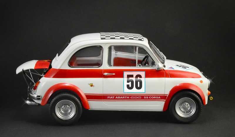 ITALERI Model Kit auto 4705 - FIAT Abarth 695SS/Assetto Corsa (1:12) - obrázek 12