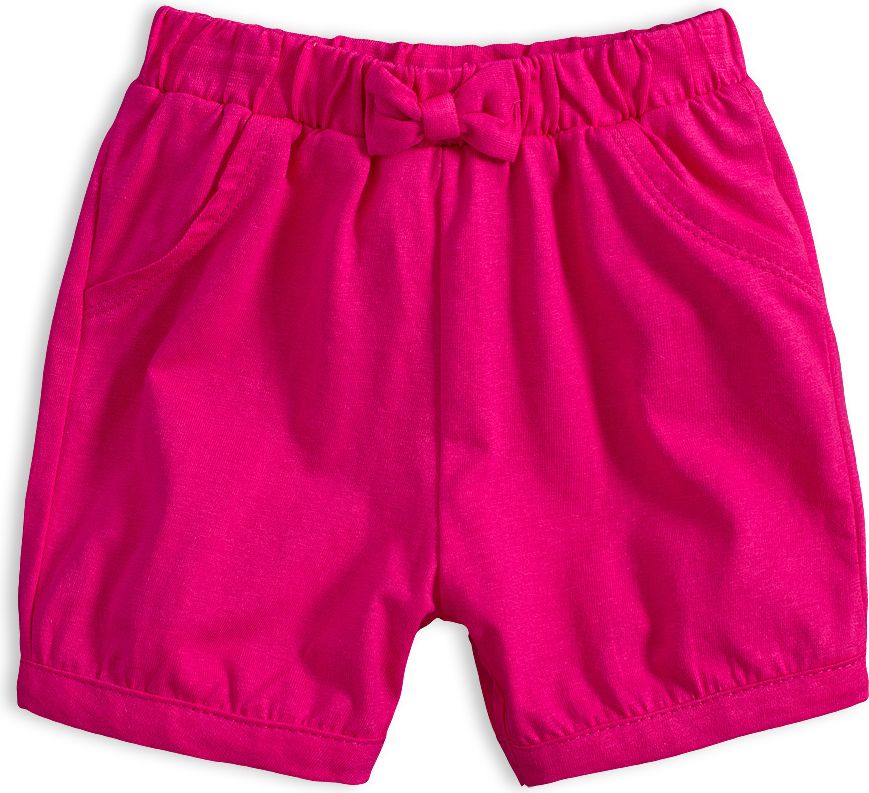 Dívčí bavlněné šortky KNOT SO BAD GIRLY PINK růžové Velikost: 68 - obrázek 1