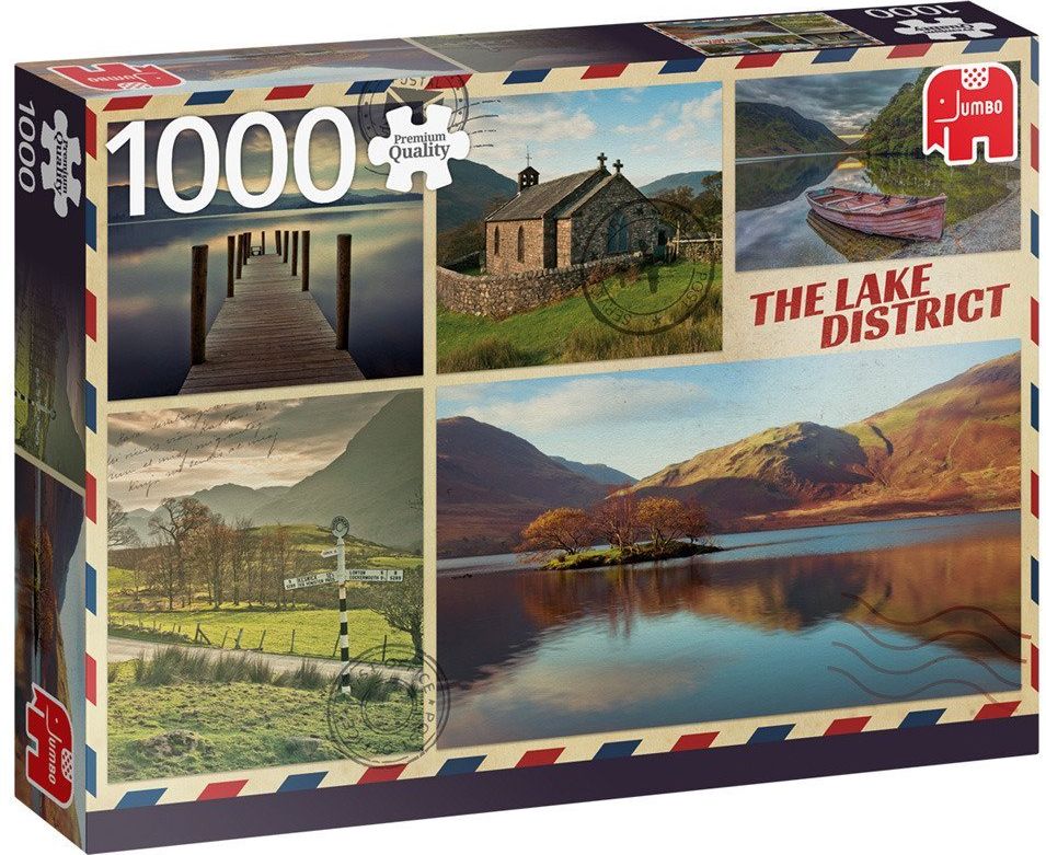 JUMBO Puzzle Pozdravy z Jezerní oblasti 1000 dílků - obrázek 2