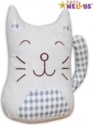 Baby Nellys Mazlík, polštářek Kočička - malá - obrázek 1