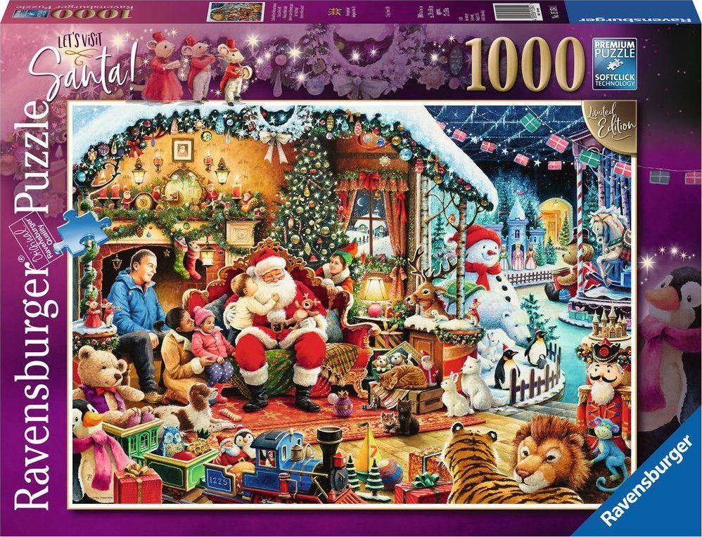 RAVENSBURGER Puzzle Hurá za Santou! 1000 dílků - obrázek 2