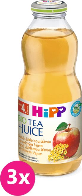 3x HIPP Jablečná šťáva s fenyklovým čajem (500 ml) - obrázek 1