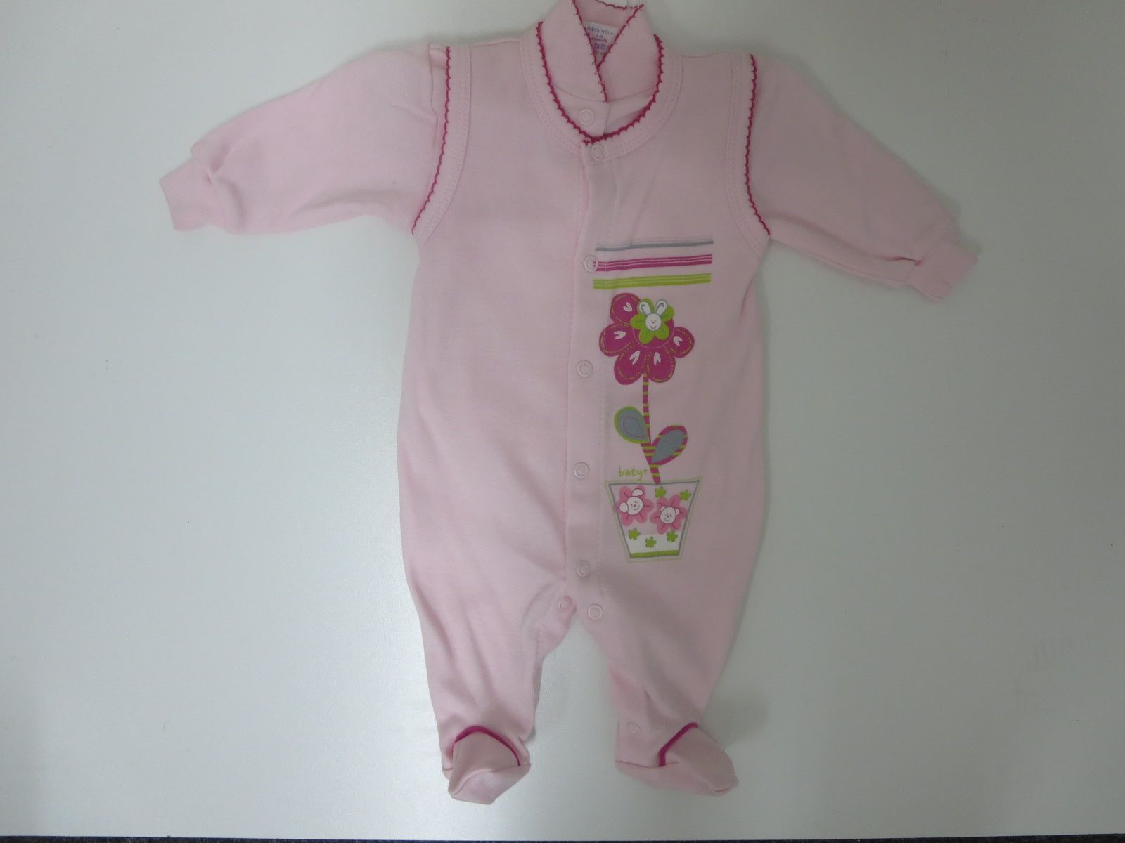 Soupravička 2-dílná 56 růžová - obrázek 1