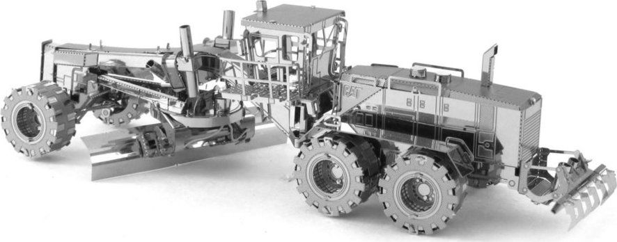 METAL EARTH 3D puzzle CAT: Silniční shrňovač (Motor Grader) - obrázek 3