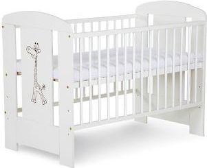 Klups Postýlka SAFARI bílá se šuplíkem, 120x60 - obrázek 1