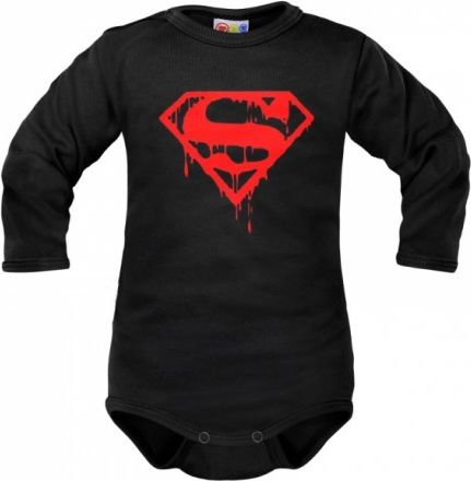 Body dlouhý rukáv Dejna Super Baby - černé, Velikost koj. oblečení 74 (6-9m) - obrázek 1