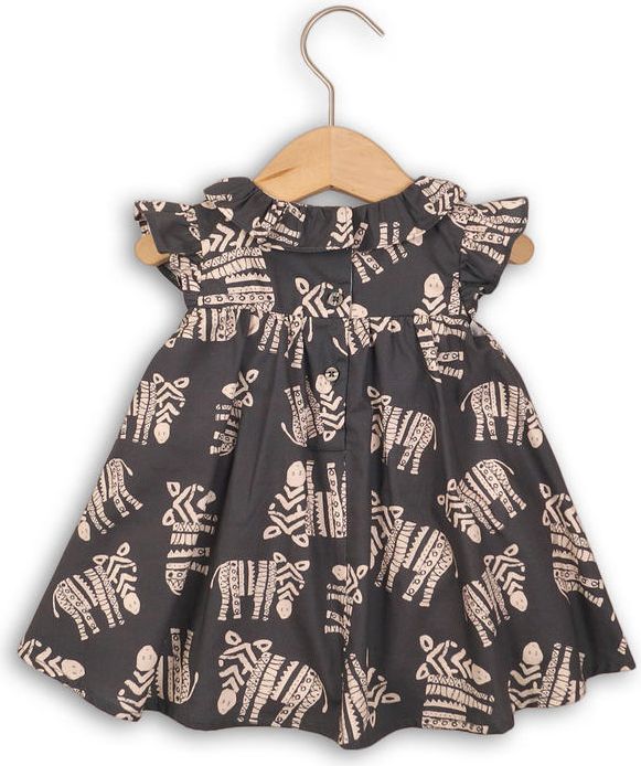 Minoti Šaty dívčí a kalhotky šedá 62/68 - obrázek 3