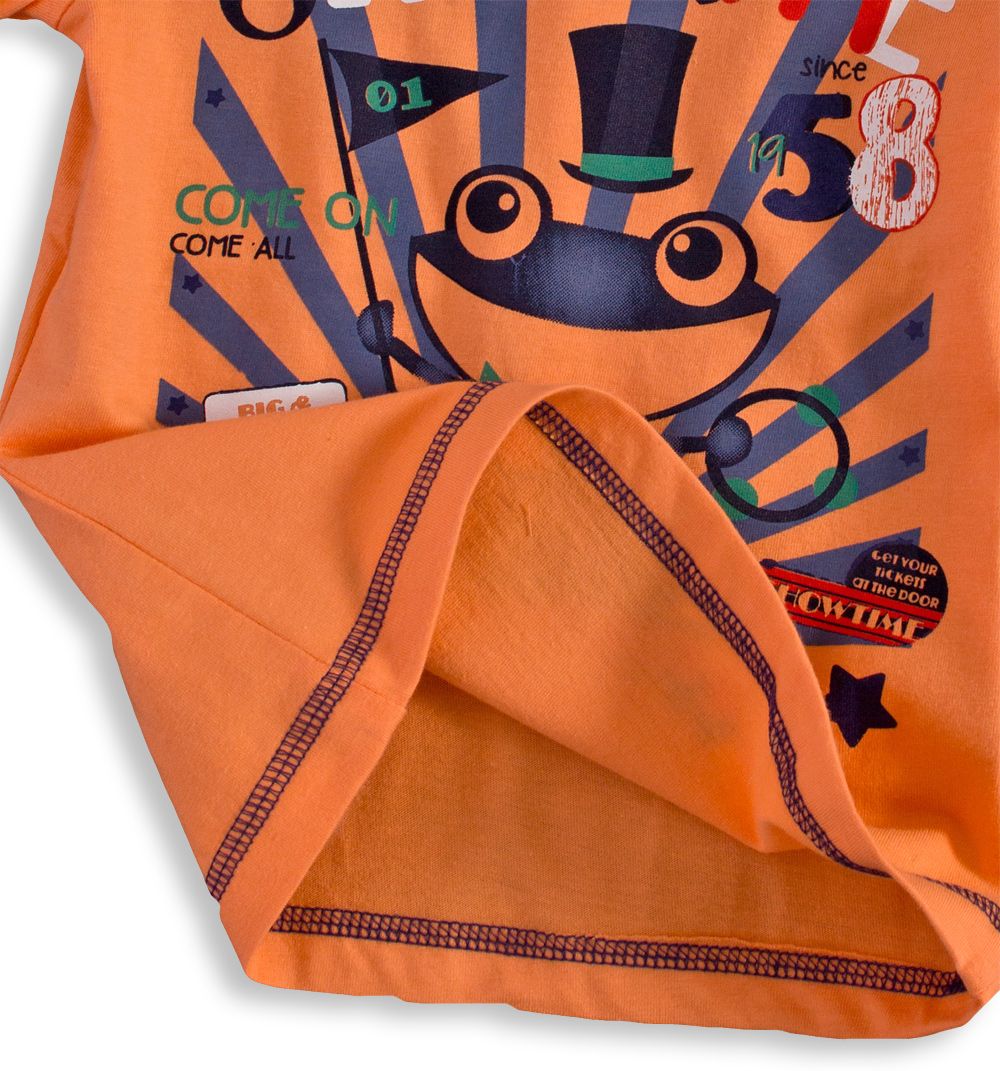 Dětské tričko PEBBLESTONE ŽABÁK oranžové Velikost: 68 - obrázek 2