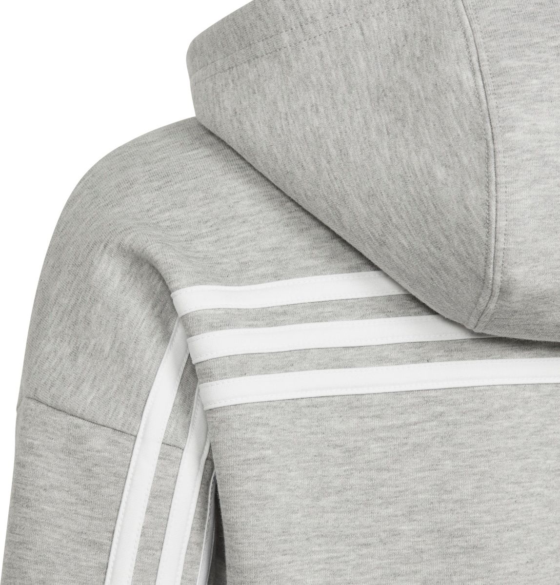 adidas Must Haves 3S Full Zip Hoodie šedá 128 - obrázek 3