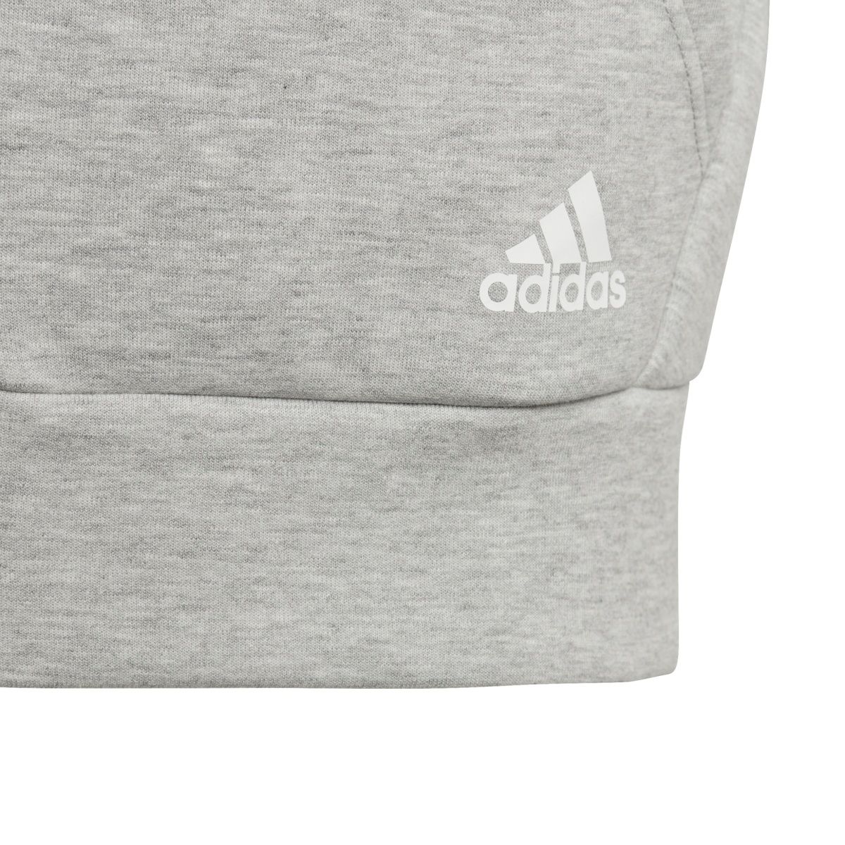 adidas Must Haves 3S Full Zip Hoodie šedá 128 - obrázek 4