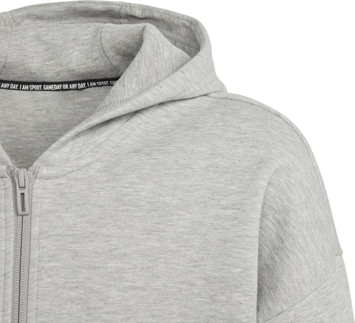 adidas Must Haves 3S Full Zip Hoodie šedá 128 - obrázek 5