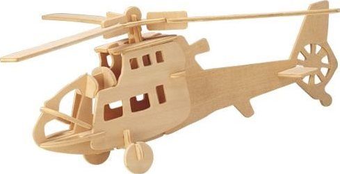 WOODEN TOY / WCK WOODEN TOY , WCK 3D puzzle Bojový vrtulník - obrázek 1