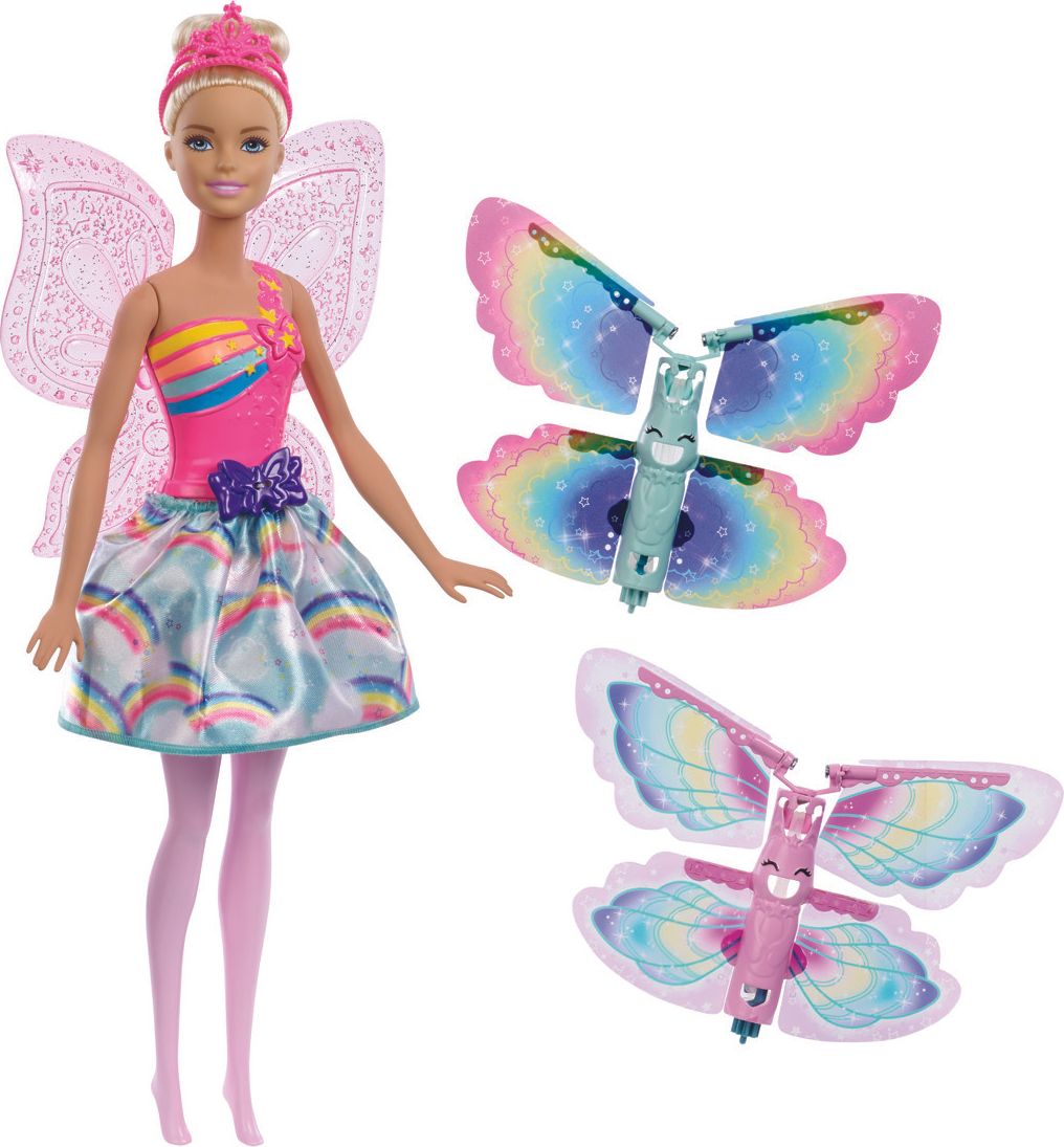Mattel Barbie létající víla s křídly blondýnka - obrázek 1