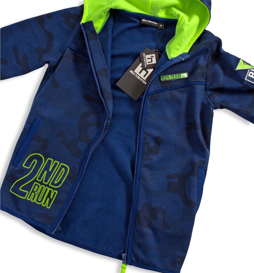 Chlapecká sportovní mikina Mix´nMATCH RUN modrá Velikost: 164 - obrázek 2