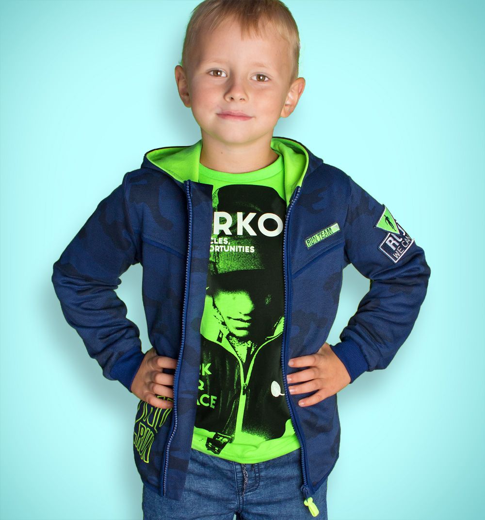 Chlapecká sportovní mikina Mix´nMATCH RUN modrá Velikost: 164 - obrázek 6