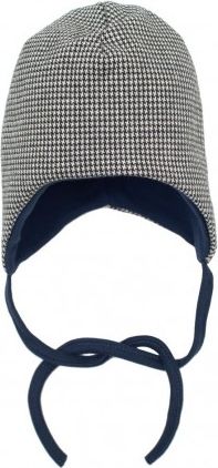 Dětská zimní čepička Baby Service Retro, Šedá, 62 (3-6m) - obrázek 1
